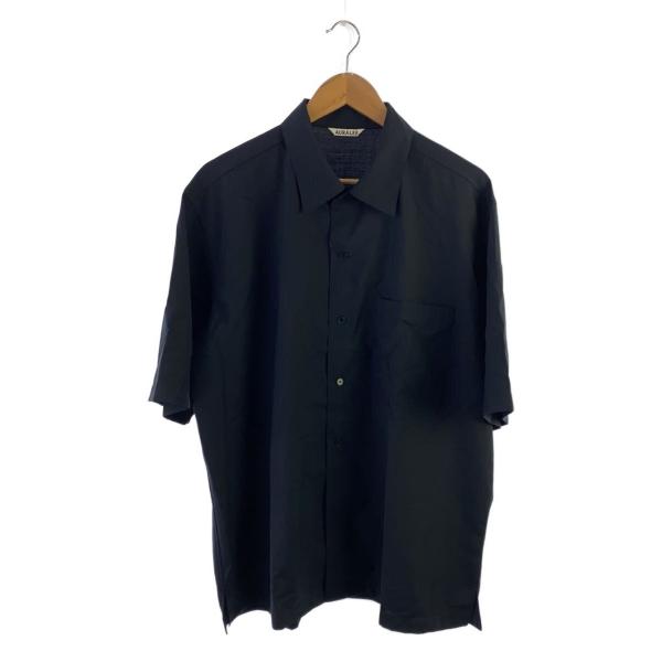 AURALEE◆25SS OPEN COLLAR HALF SLEEVED SHIRT/半袖シャツ/...