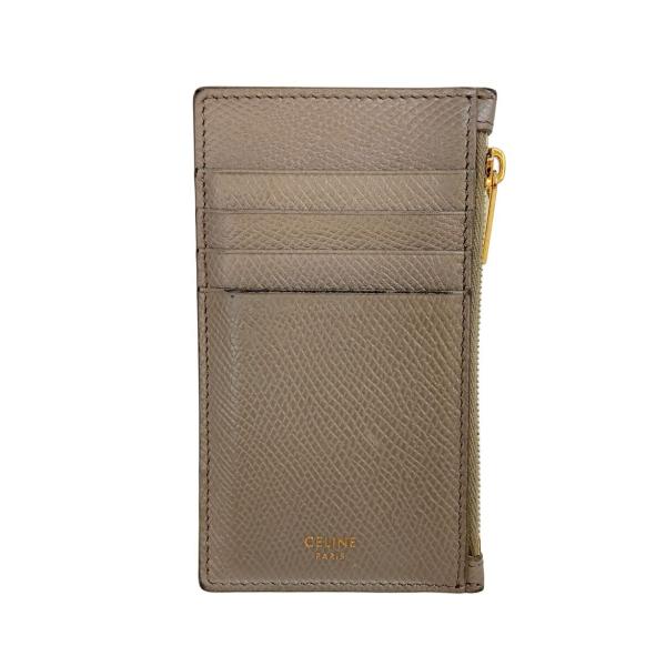 CELINE◆カードケース/レザー/BEG/レディース/W-BB-2189