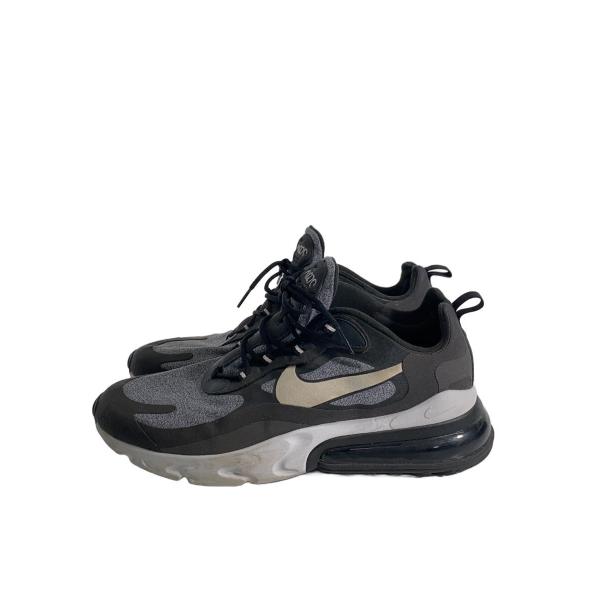 NIKE◆AIR MAX 270 REACT/エアマックスリアクト/ブラック/AO4971-001/...