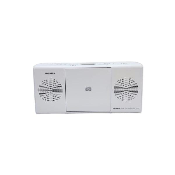 TOSHIBA◆CDラジオ/TY-C24(W)/ホワイト/2022年製/