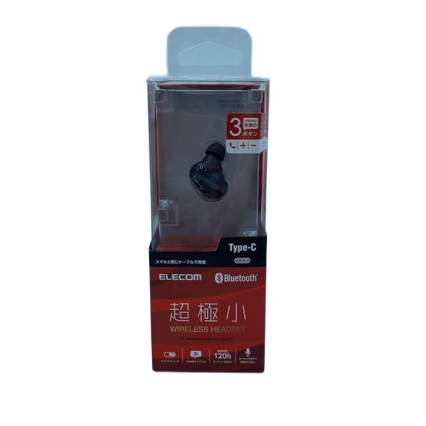 ELECOM◆ヘッドセット/LBT-HSC30MPBK/Bluetoothハンズフリーヘッドセット/...