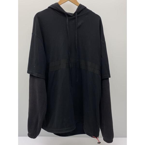 BEN TAVERNITI UNRAVEL PROJECT◆パーカー/--/コットン/BLK/無地/...