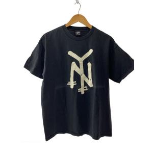 STUSSY◆Tシャツ/L/コットン/GRY/プリント