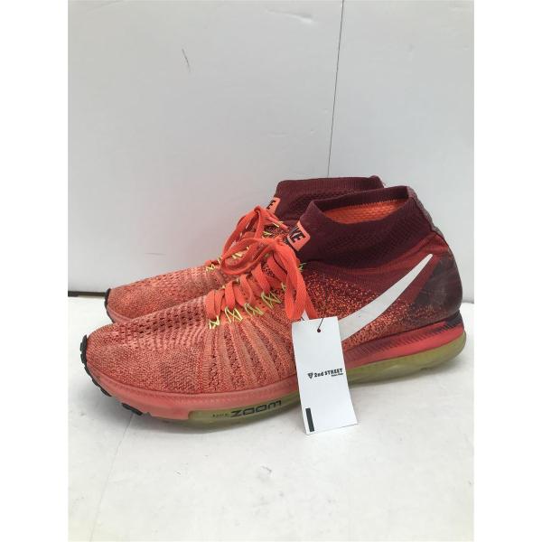 NIKE◆ZOOM ALL OUT FLYKNIT/ズームオールアウトフライニット/レッド/8441...