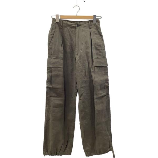 LIDNM◆カーゴパンツ/S/リネン/GRN/lm24ss11544