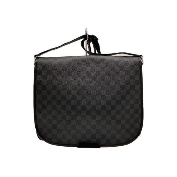 LOUIS VUITTON◆ダニエルMM_ダミエ・グラフィット_BLK/PVC/BLK