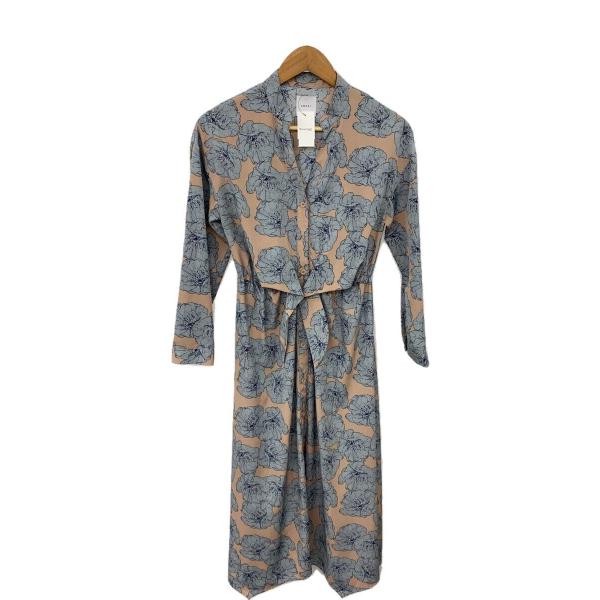 AMERI◆シャツワンピース/--/ポリエステル/マルチカラー/花柄/0291520112