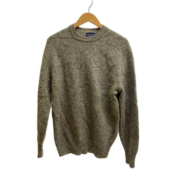LANDS END◆ニット・セーター(厚手)/L/ウール/BEG//