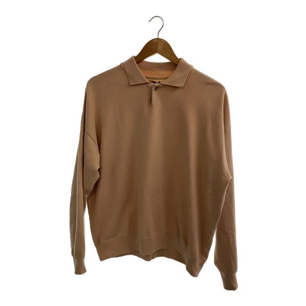 AURALEE◆ポロシャツ/3/コットン/BEG/A24AP02MS