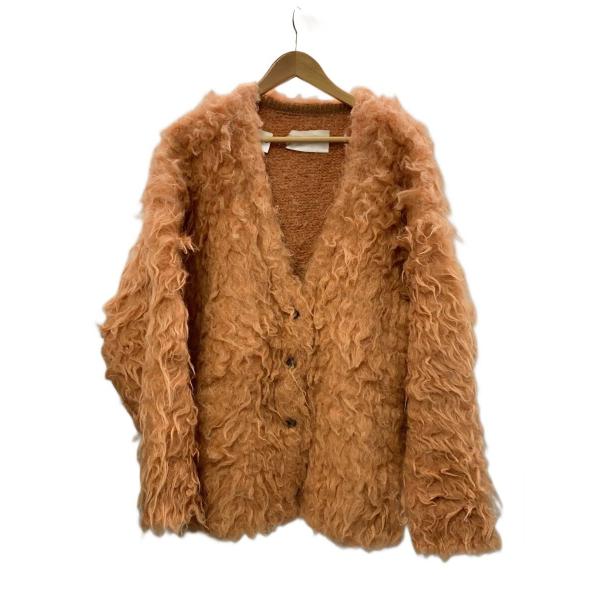 TODAYFUL◆Brashed Mix Cardigan/24FW/FREE/ポリエステル/ORN...