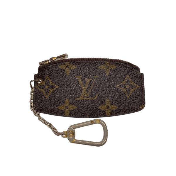 LOUIS VUITTON◆エテュイ・クレピア_モノグラム・キャンバス/PVC/BRW/レディース/...
