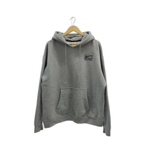 NIKE◆パーカー/M/コットン/DJ9488-063/×STUSSY/22ss/Pullover Hoodie/シミ有