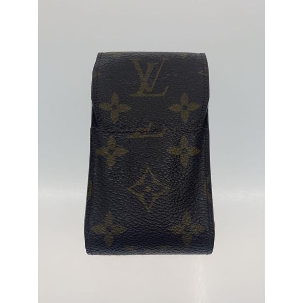 LOUIS VUITTON◆エテュイ・シガレット_モノグラム・キャンバス_BRW/PVC/BRW/総...