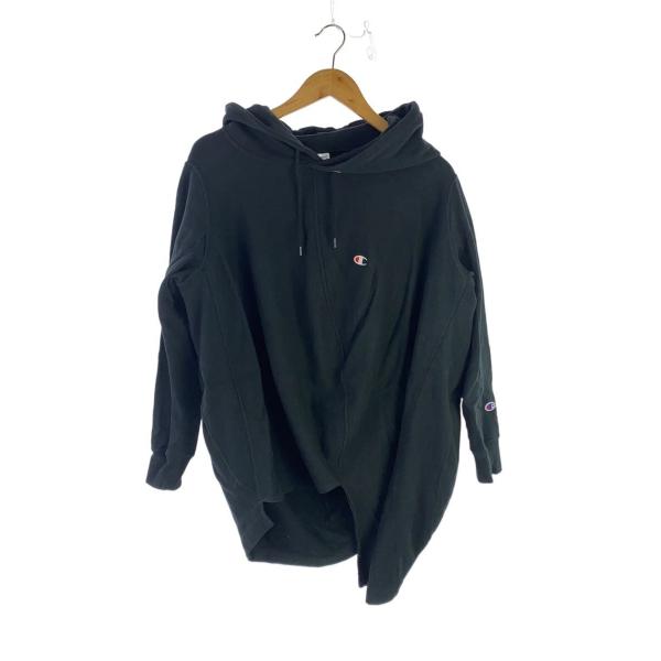 Champion◆REVERSE WEAVE/パーカー/S/コットン/ブラック/無地/C8-V108...