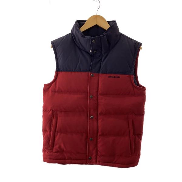 patagonia◆BIVY DOWN VEST/ダウンベスト/S/ナイロン/RED/27585FA...