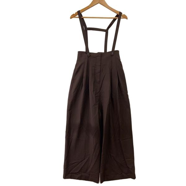 RIM.ARK◆ボトム/36/ポリエステル/BRW/無地/460HAL31-1411//