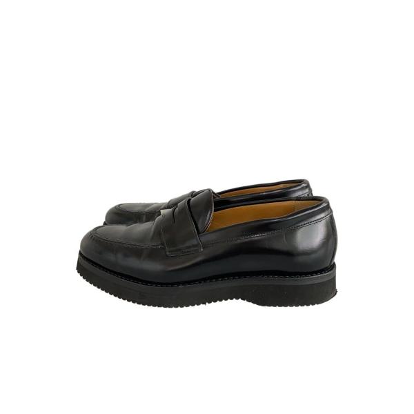 Berwick◆コインローファー/UK4/BLK/レザー/5260/RIVI/ヴィブラムソール//