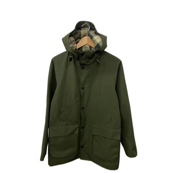 Barbour◆SL BEDALE HOODED/38/ポリエステル/KHK/無地/1802267