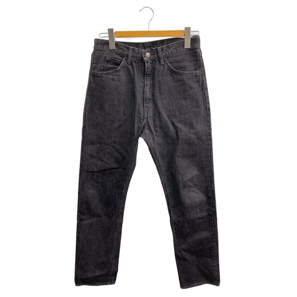 UNUSED◆ブラックデニム/1/コットン/BLK/UW0631
