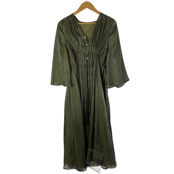 AMERI◆MEDI GATHER NEGLIGEE DRESS/ワンピース/S/020105303...