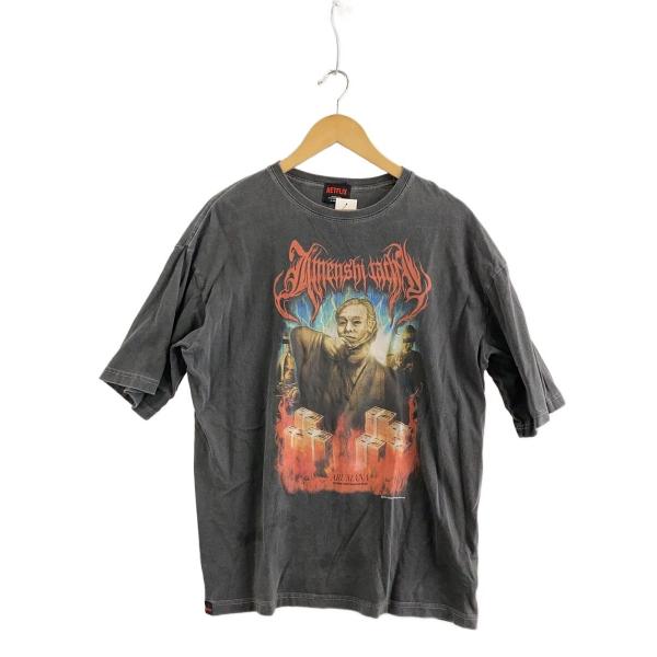 NETFLIX「地面師たち」/Original Gr/Tシャツ/M/コットン/GRY/プリント/NE...