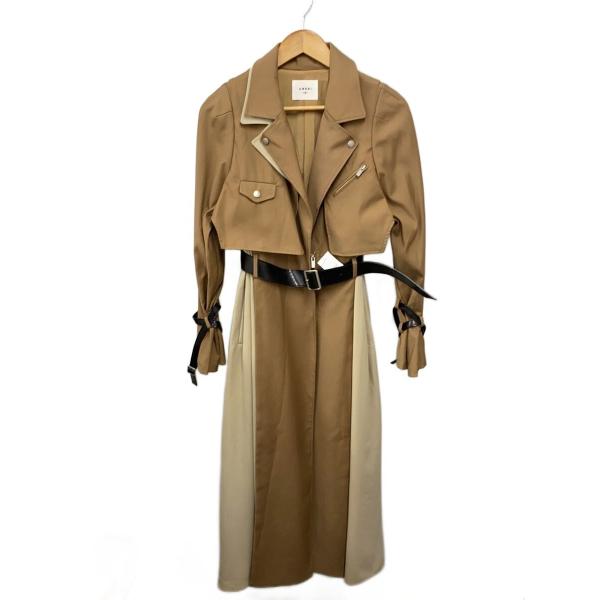 AMERI◆RIDERS DETAIL COAT/M/コットン/BEG/01010720180