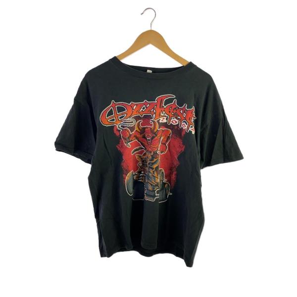 DELTA◆OZZY OSBOURNE OZZFEST/Tシャツ/L/コットン/BLK/プリント