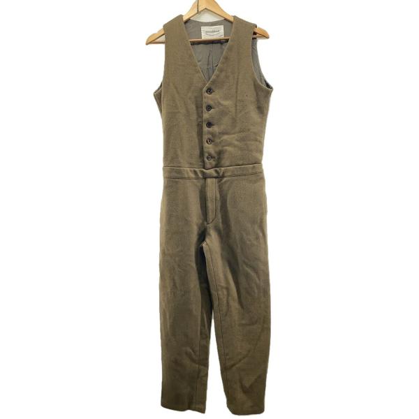 roundabout◆オールインワン/2/ウール/KHK/無地/ra15-aw-a001//