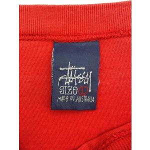 STUSSY◆Tシャツ/L/コットン/RED/...の詳細画像2