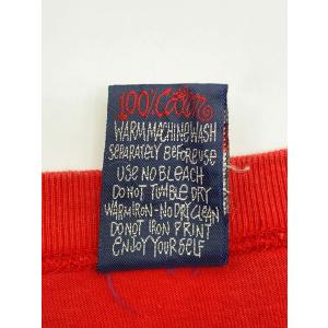 STUSSY◆Tシャツ/L/コットン/RED/...の詳細画像3