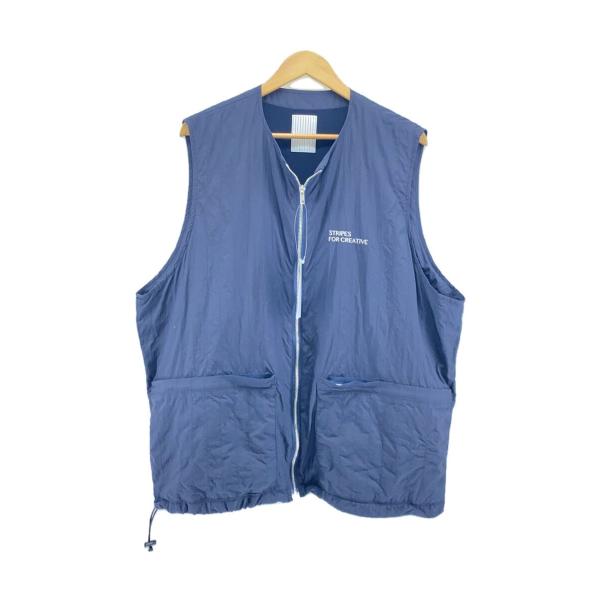 S.F.C (STRIPES FOR CREATIVE)◆STITCHED ZIP VEST/XL/...