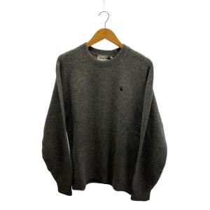 Carhartt◆curtis sweater/ニット・セーター(厚手)/L/アクリル/GRY/I035394