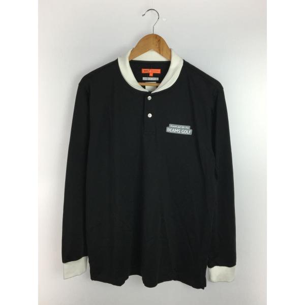 BEAMS GOLF◆ビームスゴルフ/ポロシャツ/XL/コットン/BLK/82-12-0057-44...