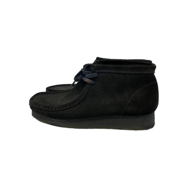 Clarks◆チャッカブーツ/25.5cm/BLK/スウェード