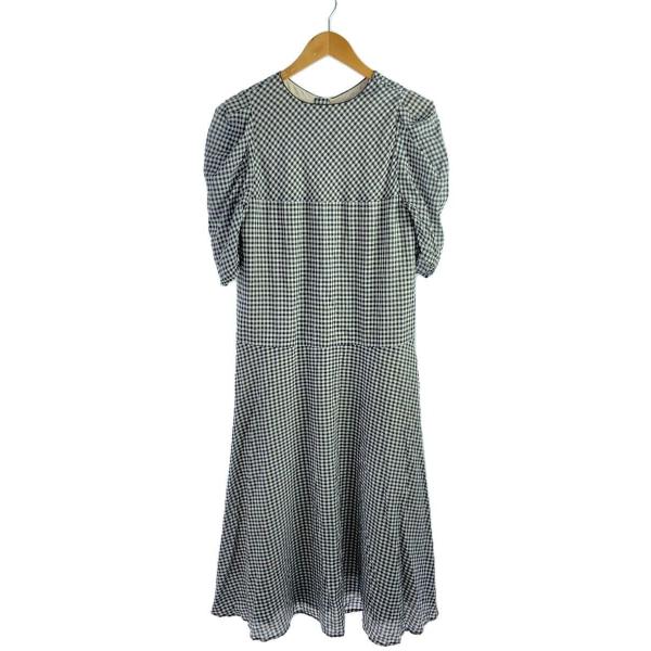 AMERI◆半袖ワンピース/S/ポリエステル/ギンガムCK/02110520681