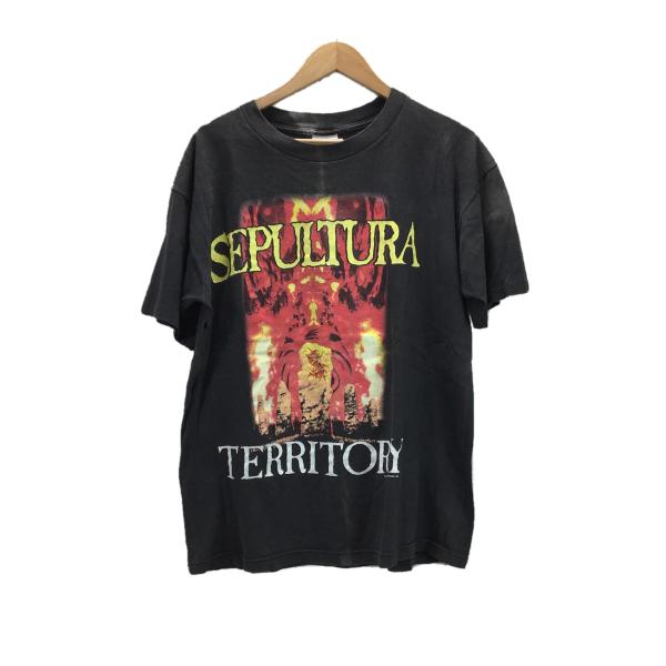 sepultura/90s/wild oatsボディ/Tシャツ/L/バンドT/BLK/両面プリント