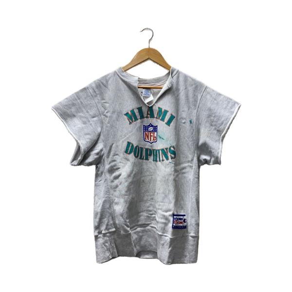 Champion◆90s/REVERSE WEAVE/メキシコ製/NFL/ラバープリント/半袖スウェ...