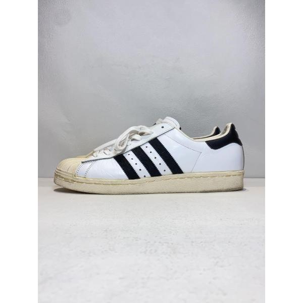 adidas◆SUPER STAR 80S/スーパースター/27.5cm/WHT