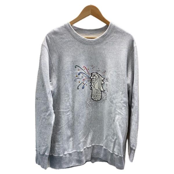 BRUNABOINNE◆シンガポール/スーベニア/スウェット/M/コットン/グレー/8279-M