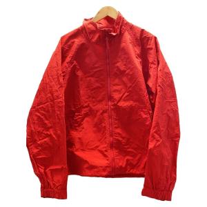 STUSSY◆WARM UP JACKET/L/ナイロン/RED/115828//