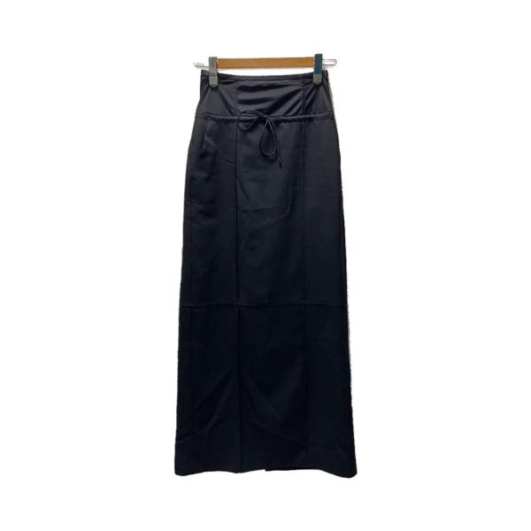 AMERI◆PIN TUCK PENCIL CORSET SKIRT/スカート/M/BLK/0125...