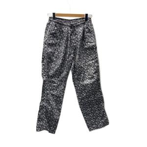 STUSSY◆EASY PANTS SKULL PRINT/復刻/ボトム/S/コットン/BLK/総柄/316046//