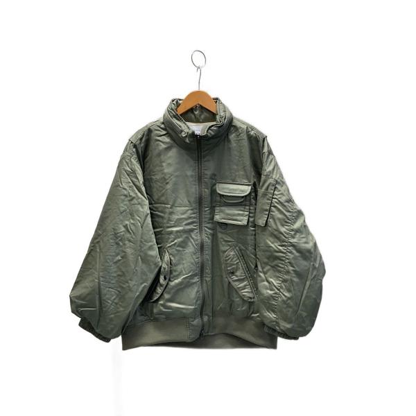 JEANASIS◆ARMY BIGブルゾン/FREE/コットン/KHK/無地/JS071755CF