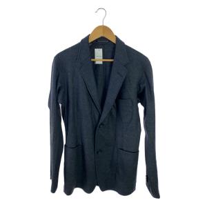 ヨウジヤマモトオム ダークグレー テーラードジャケット Yohji Yamamoto 日本製 ヨウジヤマモト 薄手 ウール テーラード