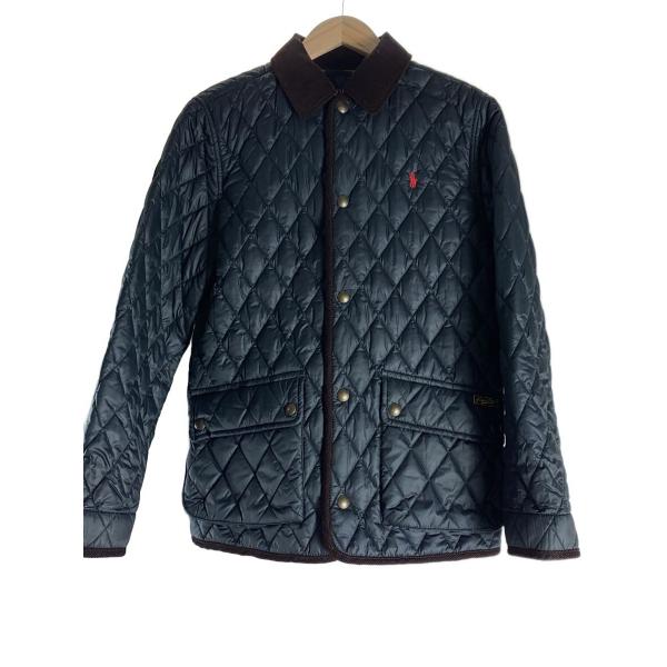 POLO RALPH LAUREN◆キルティングジャケット/L/ポリエステル/BLK