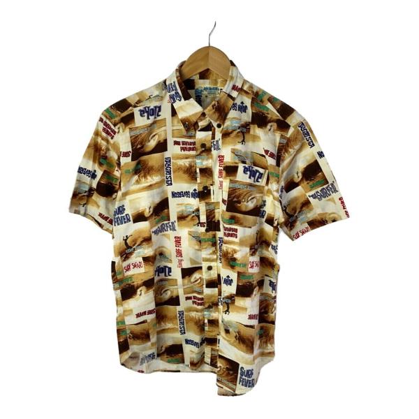 SUN SURF◆半袖シャツ/M/コットン/BRW/JS30718//