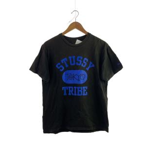 STUSSY◆TOKYO TRIBE/Tシャツ/L/コットン/BLK