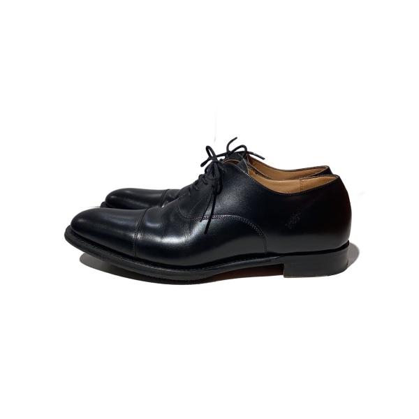 JOSEPH CHEANEY&amp;SONS◆LIME/キャップトゥ/ドレスシューズ/UK7.5/BLK