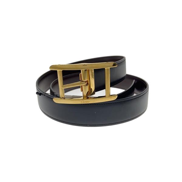Cartier◆タンク/ベルト/--/BLK/メンズ