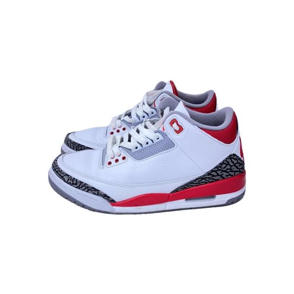 NIKE◆NikeAirJordan3 RetroOG FireRed/US8.5/WHT/DN37...